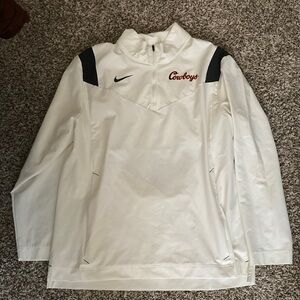 NWOT Oklahoma State Nike White Cowboys Jacket